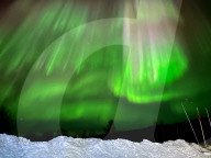 FEATURE - Nordlichter im Dorf Abisko am schwedischen Polarkreis