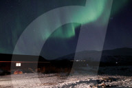 FEATURE - Nordlichter im Dorf Abisko am schwedischen Polarkreis