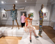 Press photocall Fall in Love and Be More Tender exhibition at the William Morris Gallery, London, UK.