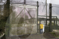East Sussex migrant site in Bexhill-on-Sea, UK. 