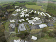 East Sussex migrant site in Bexhill-on-Sea, UK. 