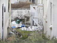 East Sussex migrant site in Bexhill-on-Sea, UK. 