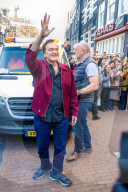 PEOPLE - Quentin Tarantino verlässt die Buchhandlung Athenaeum in Amsterdam