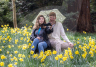 Spring flowers on Wimbledon Common south-west London, UK.
