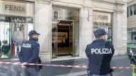 NEWS - The Italian Job: Raubüberfall auf das Designer-Geschäft 'Fendi' in der Via Del Corso in Rom