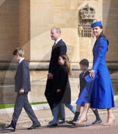 ROYALS - Die königliche Familie besucht die Ostermesse in Windsor