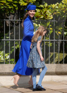 ROYALS - Die königliche Familie besucht die Ostermesse in Windsor