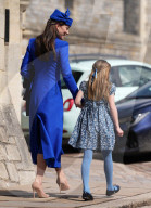 ROYALS - Die königliche Familie besucht die Ostermesse in Windsor