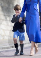 ROYALS - Prinz Louis bei der traditionellen Ostermesse in der St. George‘s Chapel in Windsor