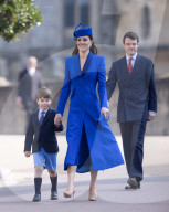 ROYALS - Prinz Louis bei der traditionellen Ostermesse in der St. George‘s Chapel in Windsor