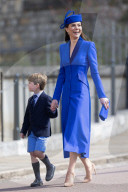 ROYALS - Prinz Louis bei der traditionellen Ostermesse in der St. George‘s Chapel in Windsor