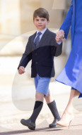 ROYALS - Prinz Louis bei der traditionellen Ostermesse in der St. George‘s Chapel in Windsor