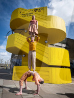 Humans 2.0. by Circa at Queen Elizabeth Hall, Southbank Centre, London, Great Britain 
Press photocall 12th April 2023