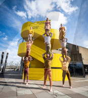 Humans 2.0. by Circa at Queen Elizabeth Hall, Southbank Centre, London, Great Britain 
Press photocall 12th April 2023