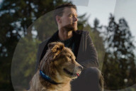 Thomas Turcich and his dog, Savannah, on Wednesday, Feb. 8, 2023, at Volunteer Park in Seattle, Wash