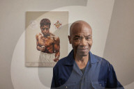 Tam Joseph, artist. Photographed at his studio near Black Horse Lane, Walthamstow, London