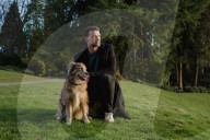 Thomas Turcich and his dog, Savannah, on Wednesday, Feb. 8, 2023, at Volunteer Park in Seattle, Wash