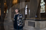 Professor Sarah Tarlow inside the grounds of St Wulfram's church in Grantham where she lives