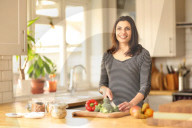Dietician and Author Priya Tew in her Kitchen