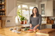 Dietician and Author Priya Tew in her Kitchen