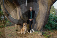 Thomas Turcich and his dog, Savannah, on Wednesday, Feb. 8, 2023, at Volunteer Park in Seattle, Wash