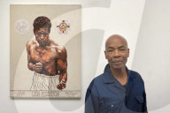 Tam Joseph, artist. Photographed at his studio near Black Horse Lane, Walthamstow, London