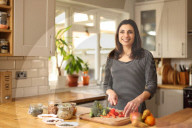 Dietician and Author Priya Tew in her Kitchen