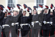 The King inspects the 200th Sandhurst’s Sovereign’s Parade