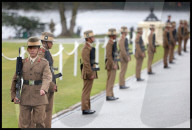 The King inspects the 200th Sandhurst’s Sovereign’s Parade