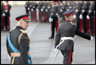 The King inspects the 200th Sandhurst’s Sovereign’s Parade