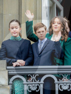 Die dänische Königsfamilie feiert den 83. Geburtstag von Königin Margrethe in Kopenhagen