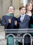Die dänische Königsfamilie feiert den 83. Geburtstag von Königin Margrethe in Kopenhagen