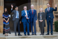 The Prime Minister Rishi Sunak attends the Agreement 25 conference