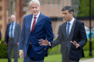The Prime Minister Rishi Sunak attends the Agreement 25 conference