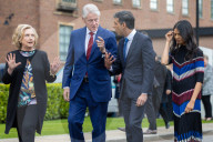 The Prime Minister Rishi Sunak attends the Agreement 25 conference