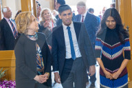The Prime Minister Rishi Sunak attends the Agreement 25 conference
