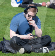 The annual 420 gathering in Hyde Park, London, UK.