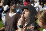 The annual 420 gathering in Hyde Park, London, UK.