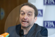 Anti-monarchist Graham Smith, head of the Republic.org movement press briefing - Abolish the Monarchy. London, UK.