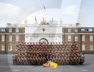 HRH The Prince of Denmark presents the first set of Colours to 4th Battalion The Princess of Wales’s Royal Regiment at Royal Artillery Barracks, Woolwich, London, UK. 