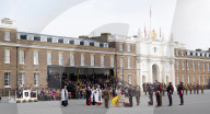 HRH The Prince of Denmark presents the first set of Colours to 4th Battalion The Princess of Wales’s Royal Regiment at Royal Artillery Barracks, Woolwich, London, UK. 