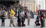 HRH The Prince of Denmark presents the first set of Colours to 4th Battalion The Princess of Wales’s Royal Regiment at Royal Artillery Barracks, Woolwich, London, UK. 