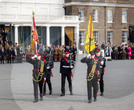 HRH The Prince of Denmark presents the first set of Colours to 4th Battalion The Princess of Wales’s Royal Regiment at Royal Artillery Barracks, Woolwich, London, UK. 