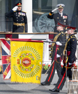 HRH The Prince of Denmark presents the first set of Colours to 4th Battalion The Princess of Wales’s Royal Regiment at Royal Artillery Barracks, Woolwich, London, UK. 