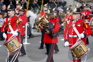 HRH The Prince of Denmark presents the first set of Colours to 4th Battalion The Princess of Wales’s Royal Regiment at Royal Artillery Barracks, Woolwich, London, UK. 