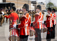 HRH The Prince of Denmark presents the first set of Colours to 4th Battalion The Princess of Wales’s Royal Regiment at Royal Artillery Barracks, Woolwich, London, UK. 