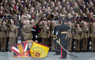 HRH The Prince of Denmark presents the first set of Colours to 4th Battalion The Princess of Wales’s Royal Regiment at Royal Artillery Barracks, Woolwich, London, UK. 