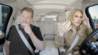 Adele treats US chat show host James Corden to an emotional Carpool Karaoke.            