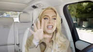 Adele treats US chat show host James Corden to an emotional Carpool Karaoke.            