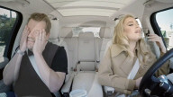 Adele treats US chat show host James Corden to an emotional Carpool Karaoke.            